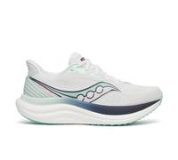 Saucony Womens Triumph 23, White/Navy, 11.5