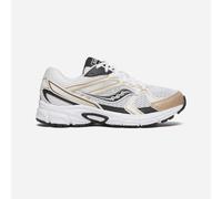 Saucony UK 6.5F/UK6M Unisex Ride Millennium Trainers White/Gold/Black S70812-18