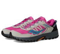 Saucony Unisex-Adult Grid Peak Sneaker, Fuchsia/Dove, 11 Women/9.5 Men