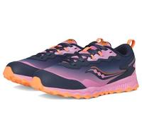 Saucony Unisex Children's Peregrine Kdz Shield Trainers, Navy pink, 1.5 Big Kid