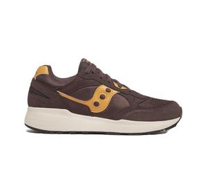 Saucony Unisex Eclipse Sneaker Trainer Shoe, Brown,Cream, 11