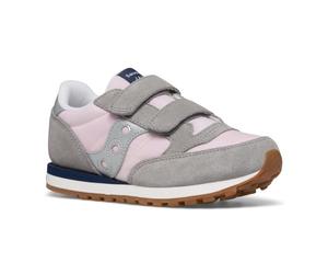 Saucony Unisex Kids Jazz Double Hl Sneaker, Blush Grey Silver, 5.5 UK