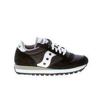 SAUCONY women shoes Black nylon fabric and suede Jazz Original sneaker white