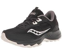 Saucony Women's Aura Tr Sneaker, Black/Fog, 7 Wide