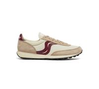 Saucony Womens Beige Burgundy Trainer 80 Trainer