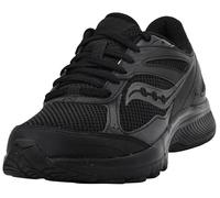 Saucony Womens Cohesion 14 Running Shoe, Black Black/Black, 9 Wide
