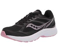 Saucony Women's Cohesion 14 Running Shoe, Black/Pink, 10.5
