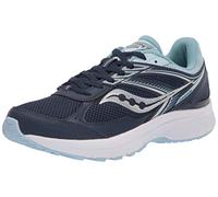 Saucony Women's Cohesion 14 Running Shoe, Navy/Sky, 6.5 Medium