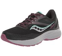 Saucony Womens Cohesion Tr15 Trail Running Shoe, Black/Dusk/Mint, 10.5 Wide