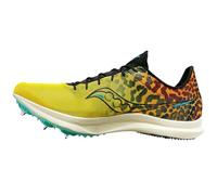 Saucony Women's Endorphin Cheetah Sneaker, Black/Vizi, 8 UK