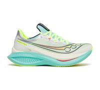 Saucony Women's Endorphin Pro 5 Sneaker, White/Aqua, 7 UK