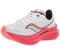 Saucony Women's Endorphin Speed 3 Running Shoe, White/Black/Vizi, 5.5