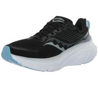 Saucony Women's Guide 17 Sneaker, Black/Fog, 10 Wide