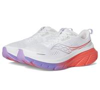 Saucony Guide 18 Stability Running Shoe Women - White, Pink, Size 6