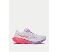 Saucony Guide 18 Stability Running Shoe Women - White, Pink, Size 5.5