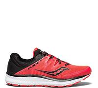 Saucony Women's Guide Iso White, Mint Running Shoes, Stability Shoe, Red Vizired Black 2, 3 UK