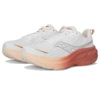 Saucony Women's Hurricane 25 Sneaker, White/Cameo, 7.5 Wide
