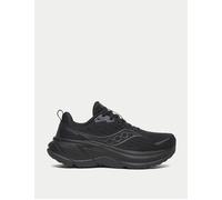 Saucony Womens Hurricane 25, Black/Black/Black, 7