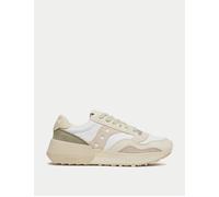 Saucony Women's Jazz NXT Premium - White/Beige - Size: UK 8