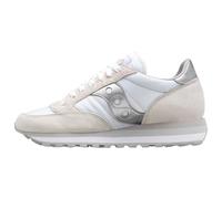 Saucony Women's Jazz Triple Trainers, White/Silver, 4.5 UK