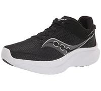 Saucony Womens Kinvara 14 Running Shoes Running Shoe, Black/White, 7