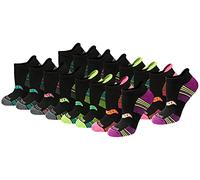 Saucony Women's Multi-pack Performance Heel Tab Athletic Running Socks, Black Assorted (16 Pairs), 8-Mar UK
