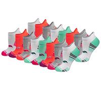 Saucony Women's Multi-pack Performance Heel Tab Athletic Socks Running Socks (pack of 16)