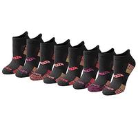 Saucony Women's Multipack Performance Heel Tab Athletic Socks, Black Rose Assorted (8 Pairs), Shoe Size: 10-13
