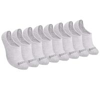 Saucony Women's No Show Cushioned Invisible Liner Socks, Available in S-l (8, 16, Grey Basic (8 Pairs), Small (Pack of 16)