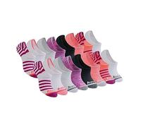 Saucony Women's No Show Cushioned Invisible Liner Socks, Available in S-l (8, 16 Pairs) Liner Socks (pack of 16)