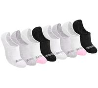 Saucony Women's No Show Cushioned Invisible Liner Socks, Available in S-l (8, 16, Wardrobe (8 Pairs), Small (Pack of 16)