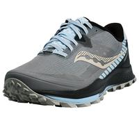 Saucony Women's Peregrine 11 Trail Running Shoe, Gris Bleu Ciel Noir, 9 UK