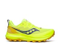 Saucony Women's Peregrine 14 Trail Running Shoes, Citron/Oak, 5.5