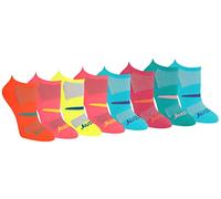 Saucony Women's Performance Super Lite No-show Athletic Running Socks, Light Assorted (8 Pairs), 8-Mar UK