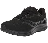 Saucony Women's Ride 14 Running Shoe, TRIPLE BLACK, 8