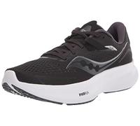 Saucony Women's Ride 15 Walking Shoe, Black White, 10 UK