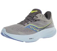 Saucony Women's Ride 16 Sneaker, Fossil/Pool, 8 UK