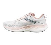 Saucony Women's Ride 17 Sneaker, White/Lotus, 11.5