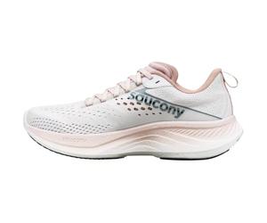 Saucony Women's Ride 17 Sneaker, White/Lotus, 11.5