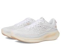 Saucony Women's Ride 17 Sneaker, White/Pearl, 8.5