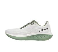 Saucony Women's Ride 18 Sneaker, White/Olivine, 9 UK