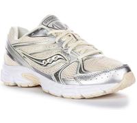 Saucony Women's Ride Millennium Sneaker, Cream/Silver, 6.5 UK