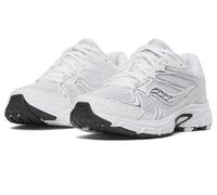 Saucony Womens Ride Millennium, White/Silver, 13.5 Women/12 Men
