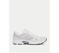 Saucony Ride Millennium White silver Womens trainers S70812-42 in a Plain Man-made in Size 5