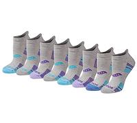 Saucony Women's Rundry Performance Heel Tab Athletic Socks, Available in S-l (8, 16, 24, Grey Heather Blue Assorted (8 Pairs), M (Pack of 8)