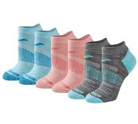 Saucony Women's Rundry Performance Selective Cushion Socks, Available in S-l (6, 12, Fashion Assorted (6 Pairs), L (Pack of 6)