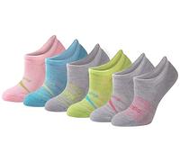 Saucony Women's Rundry Performance Selective Cushion Socks, Available in S-l (6, 12, Sneaker Pink Assorted (6 Pairs), M (Pack of 6)