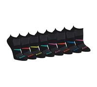 Saucony Women's Rundry Performance Super Lite No-Show Athletic Socks, Black Assorted (8 Pairs), M (Pack of 8)