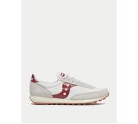 Saucony Women's Trainer 80 - White/Maroon - Size: UK 9