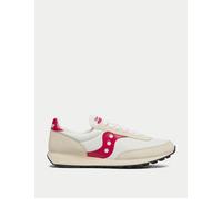 Saucony for man. S70884-10 Leather Sneakers Trainer 80 white (41), Flat, Laces, Casual